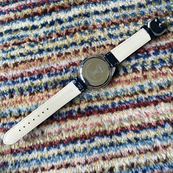 Disney Mickey Mouse Crystal-Accented Watch with Black Band - Picture 3 of 6